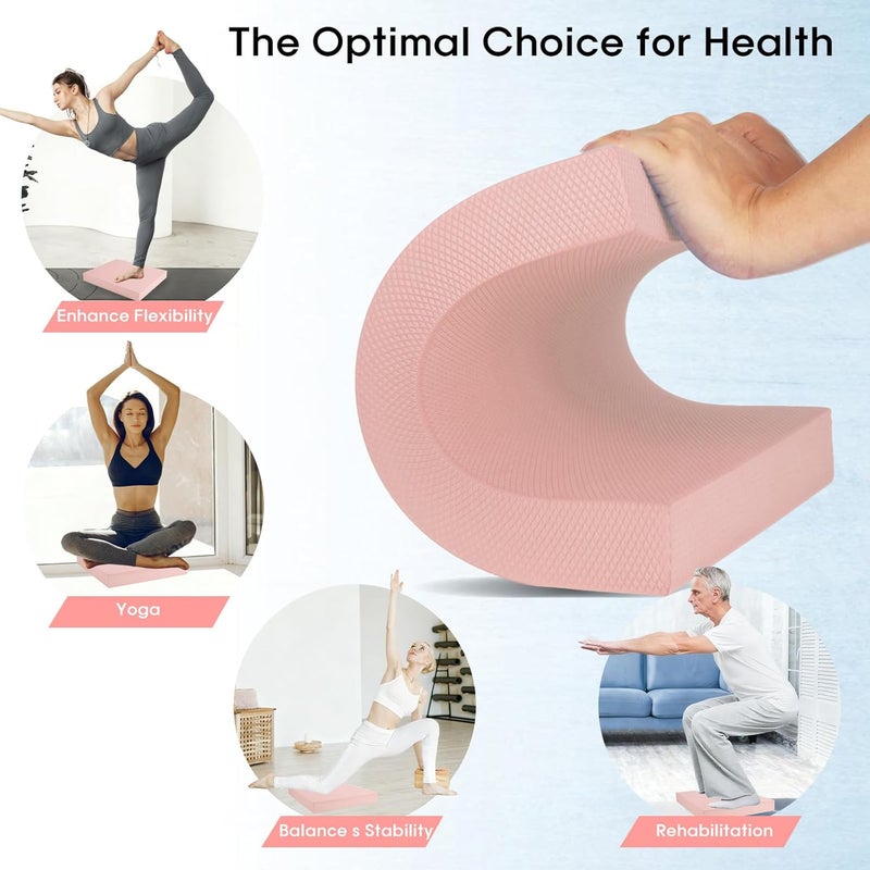 MBKHFLL Exercise Balance Pad，Balance Foam Mat for Physical Therapy Equipment & Strength Stability Training, Slip Resistant Foam Mat for Yoga, Pilates, Meditation，Gardening knee pads - Image 4